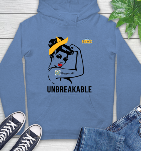 NBA Denver Nuggets Girl Unbreakable Basketball Sports Hoodie 9
