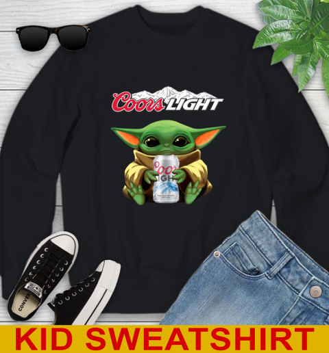 Star Wars Baby Yoda Hugs Coors Beer Shirt 114