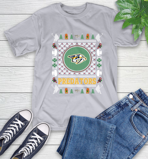 Nashville Predators Merry Christmas NHL Hockey Loyal Fan Ugly Shirt 6