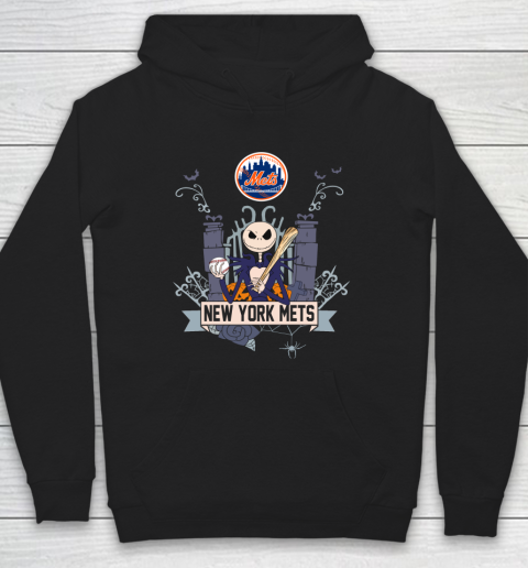 MLB New York Mets Baseball Jack Skellington Halloween Hoodie
