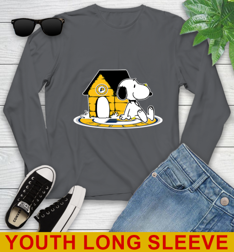 NBA Basketball Indiana Pacers Snoopy The Peanuts Movie Shirt Youth Long Sleeve 9