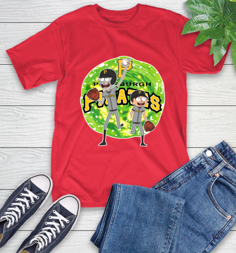 MLB Pittsburgh Pirates Rick And Morty Baseball Sports T-Shirt 10