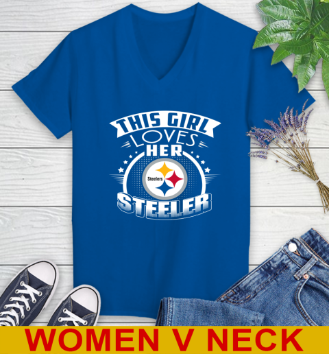 Pittsburgh Steelers NFL Football This Girl Loves Her Team 81