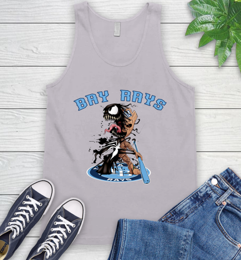 MLB Tampa Bay Rays Baseball Venom Groot Guardians Of The Galaxy Tank Top 4