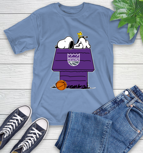 Sacramento Kings NBA Basketball Snoopy Woodstock The Peanuts Movie T-Shirt 11