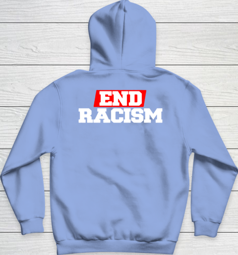 NFL End Racism Print In Front And Back Hoodie 16