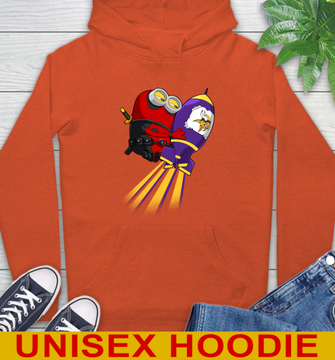 NFL Football Minnesota Vikings Deadpool Minion Marvel Shirt Hoodie 4