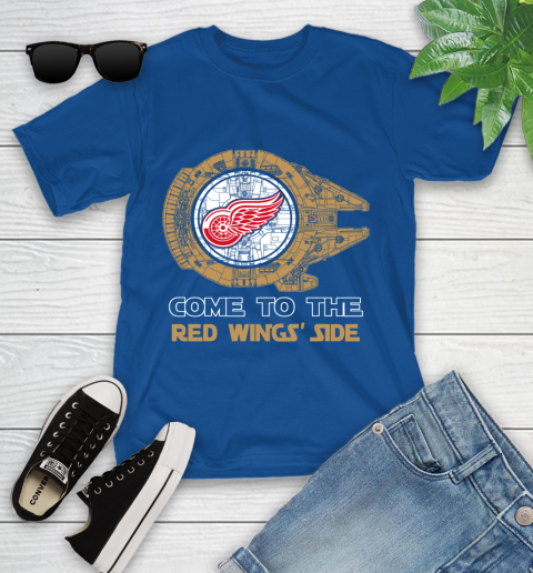 NHL Come To The Detroit Red Wings Wars Hockey Sports Youth T-Shirt 12