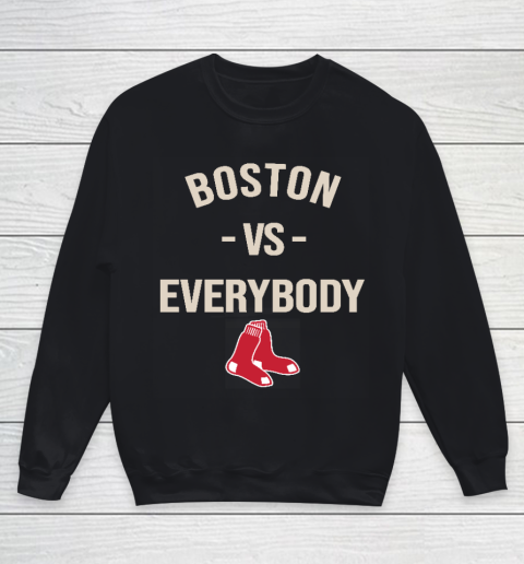 Boston Red Sox Vs Everybody Youth Sweatshirt