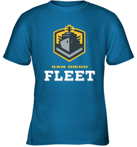 San Diego Fleet logo okz3 san diego fleetlogo youth t shirt 26 front sapphire