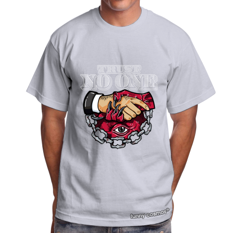 Air Jordan 1 Homage to Home Matching Sneaker Tshirt Trust No One Eye Red and White Jordan Tshirt