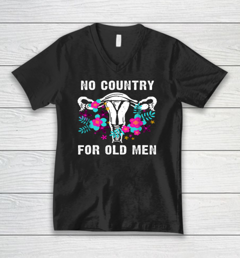 No Country Old Men V-Neck T-Shirt