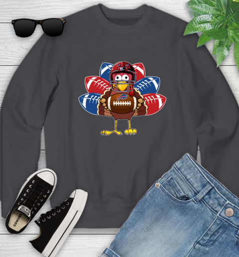 Buffalo Bills Turkey Thanksgiving Day Youth Sweatshirt 6