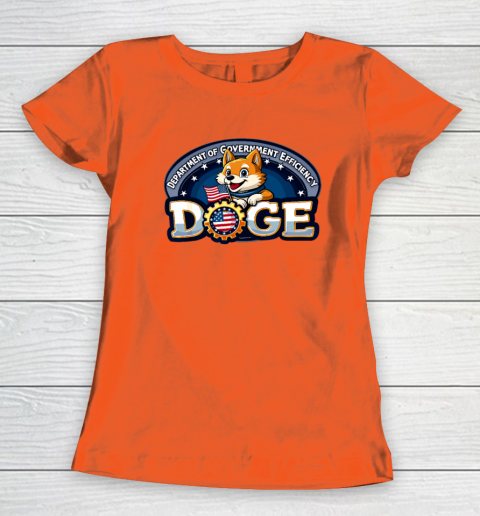 Funny DOGE Crypto Meme Department of Government Efficiency Women's T-Shirt 2