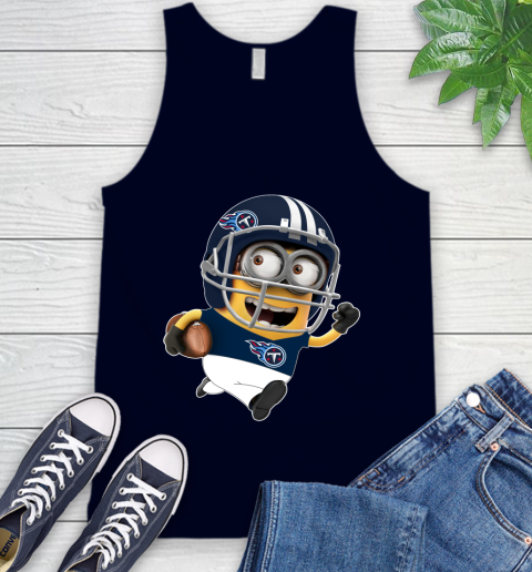 NFL Tennessee Titans Minions Disney Football Sports Tank Top 3
