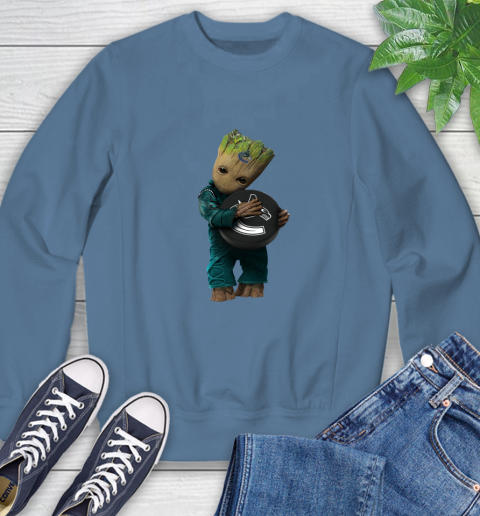 NHL Groot Guardians Of The Galaxy Hockey Sports Vancouver Canucks Sweatshirt 7