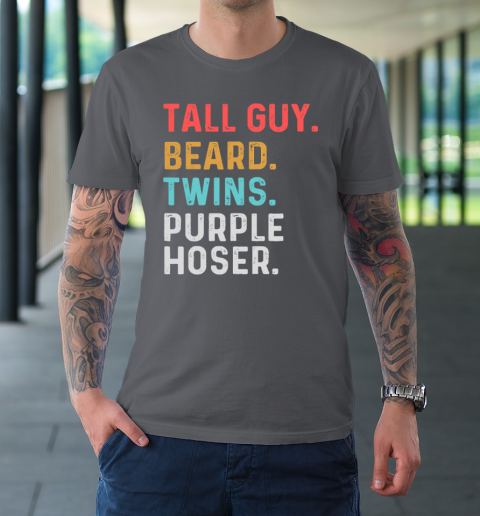 Tall guy twins beard purple hoser on sale