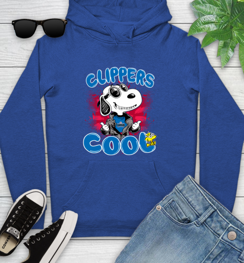 NBA Basketball LA Clippers Cool Snoopy Shirt Youth Hoodie 9