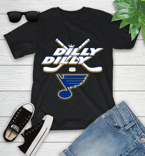 NHL St.Louis Blues Dilly Dilly Hockey Sports Youth T-Shirt 2