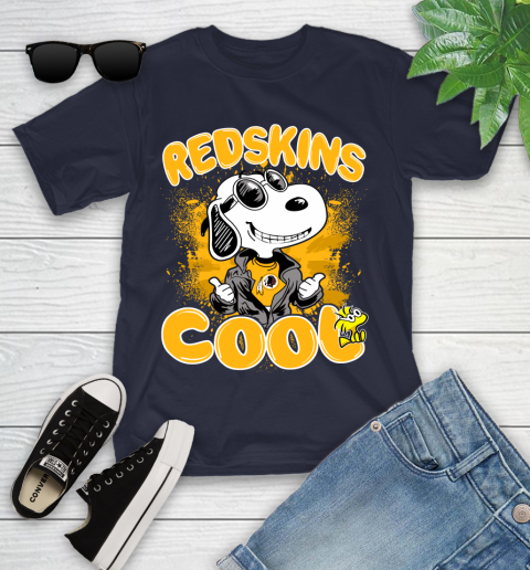 NFL Football Washington Redskins Cool Snoopy Shirt Youth T-Shirt 2