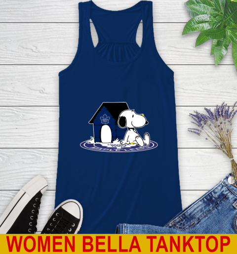 NHL Hockey Toronto Maple Leafs Snoopy The Peanuts Movie Shirt Racerback Tank 9