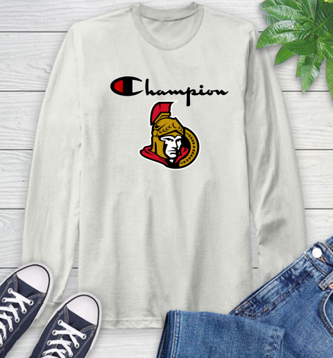 NHL Hockey Ottawa Senators Champion Shirt Long Sleeve T-Shirt 11