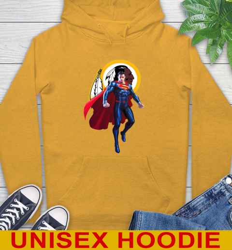 NFL Superman DC Sports Football Washington Redskins Hoodie 3
