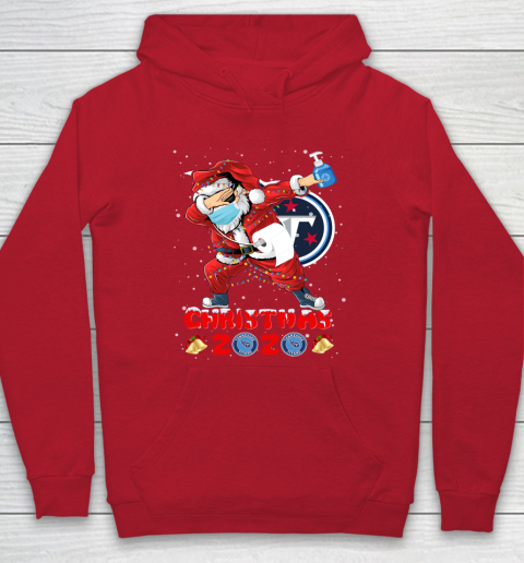 Tennessee Titans Funny Santa Claus Dabbing Christmas 2020 NFL Hoodie 7