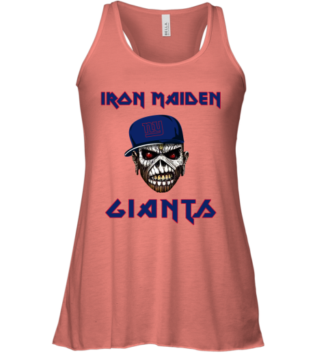 NFL New York Giants Iron Maiden Rock Band Music Football Sports ooLAU4Cw6XR flowy tank 32 95 151514 front coral