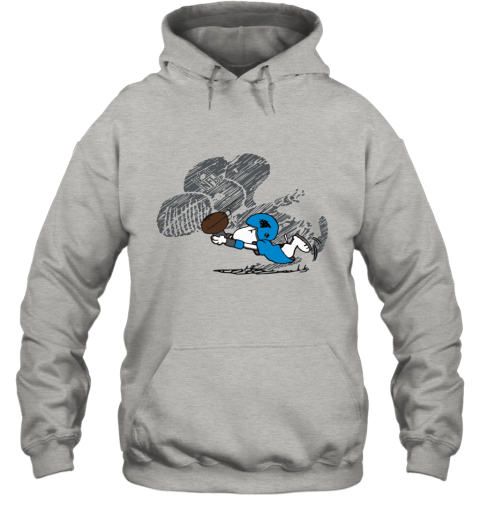 obj1 carolina panthers snoopy plays the football game hoodie 23 front ash