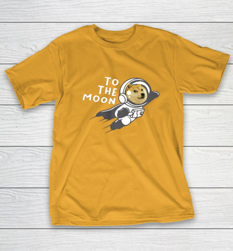 Dogecoin to the Moon Shirt Hodl Doge Coin Crypto Currency T-Shirt 2