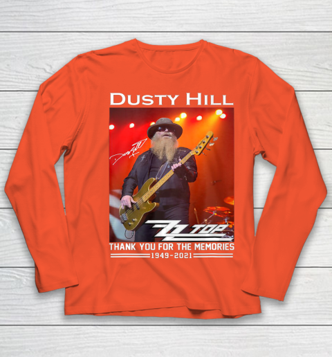 Dusty Hill Thank You For Memories Youth Long Sleeve 3