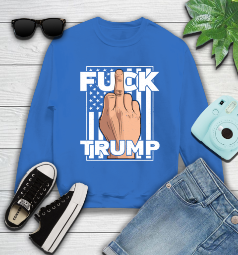 Fuck Trump Middle Finger Anti Republican T Shirt 34