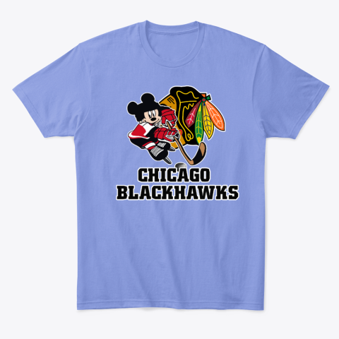 gjsc chicago blackhawks mickey mouse classic t shirt 2 front violet