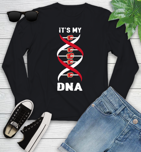 Calgary Flames NHL Hockey It's My DNA Sports Youth Long Sleeve