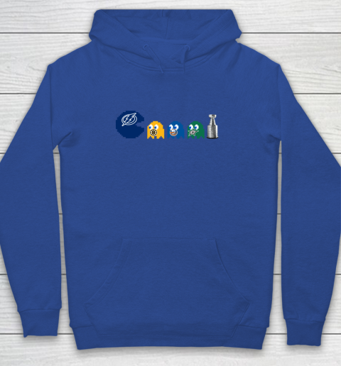 Tampa Bay Lightning x Pacman Create History For Stanley Cup Youth Hoodie 8