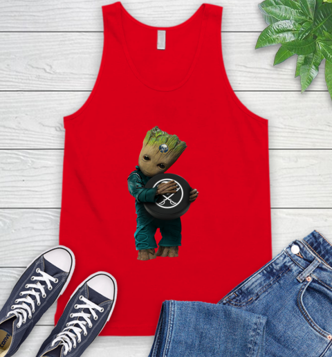 NHL Groot Guardians Of The Galaxy Of The Galaxy Hockey Sports Buffalo Sabres Tank Top 6