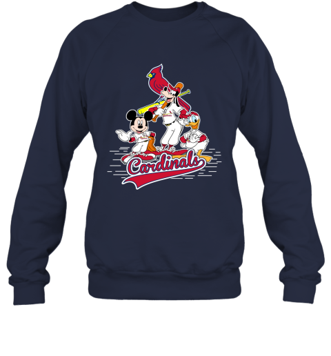 St.Louis Blues X Cardinals MASH-UP MLB X NHL Crewneck Sweatshirt