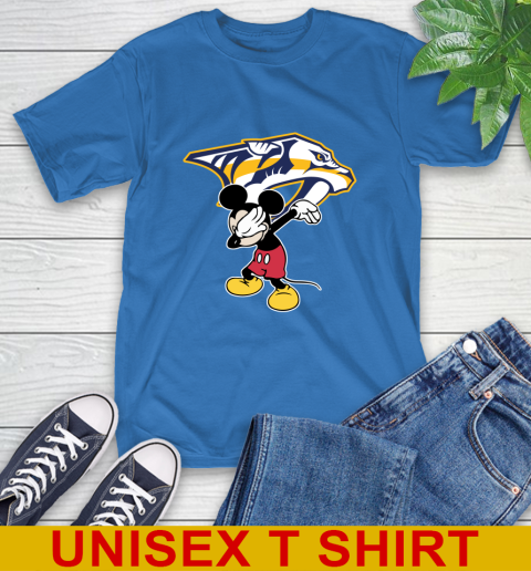 Nashville Predators NHL Hockey Dabbing Mickey Disney Sports T-Shirt 9