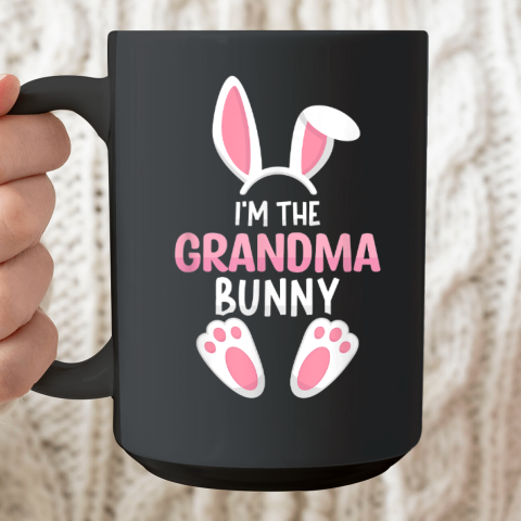 I'm The Grandma Bunny T Shirt Easter Family Ceramic Mug 15oz
