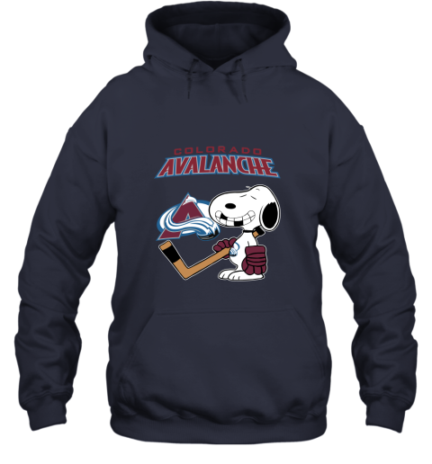 Colorado Avalanche Ice Hockey Broken Teeth Snoopy NHL Hoodie