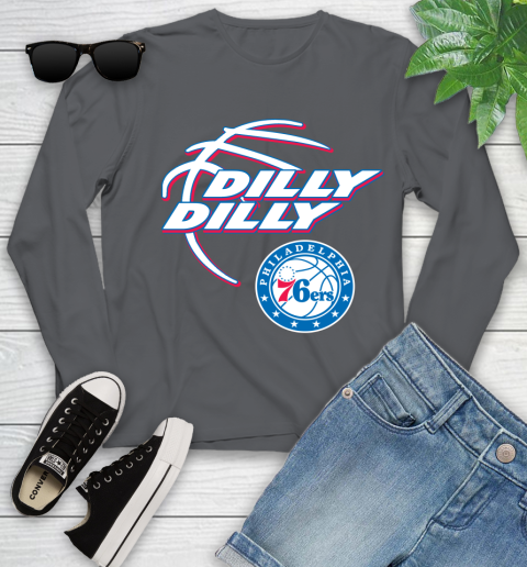 NBA Philadelphia 76ers Dilly Dilly Basketball Sports Youth Long Sleeve 8