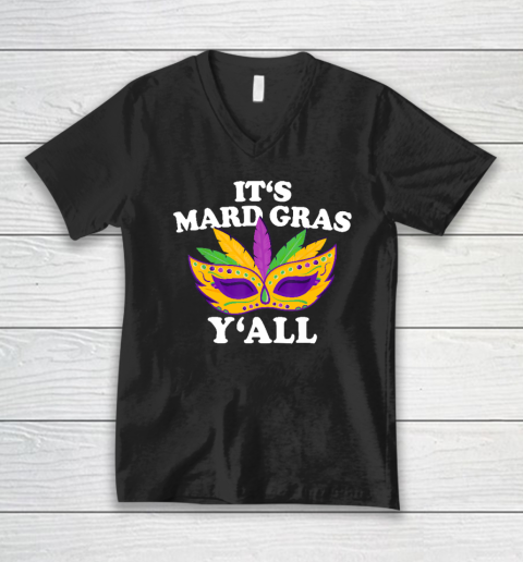 Mardi Gras Masquerade Mardi Parade Costume V-Neck T-Shirt