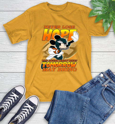 Philadelphia Eagles NFL Football Mickey Disney Never Lose Hope T-Shirt 2