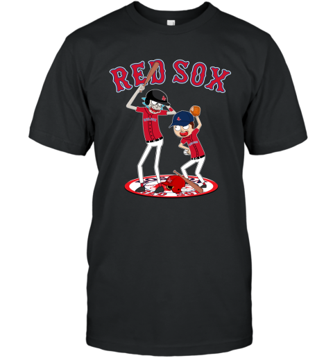 MLB Boston Red Sox Rick And Morty Baseball Sports Long Sleeve T-Shirt