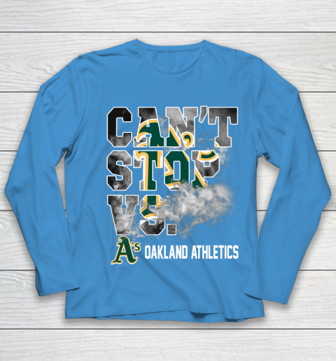 MLB Oakland Athletics Baseball Can't Stop Vs Athletics Youth Long Sleeve 5