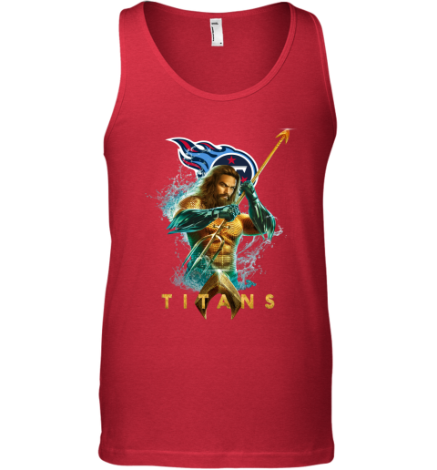 NFL Tennessee Titans Aquaman DC Football Sports qrnrZwu8rEU unisex tank 17 95 151514 front red