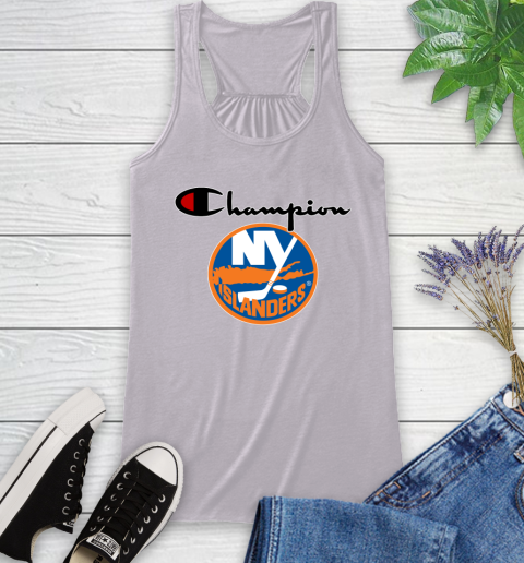 NHL Hockey New York Islanders Champion Shirt Racerback Tank 4 NHL Hockey New York Islanders Champion Shirt Racerback Tank - Image 4