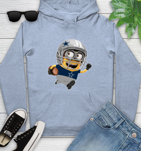 NFL Dallas Cowboys Minions Disney Football Sports Youth Hoodie 10