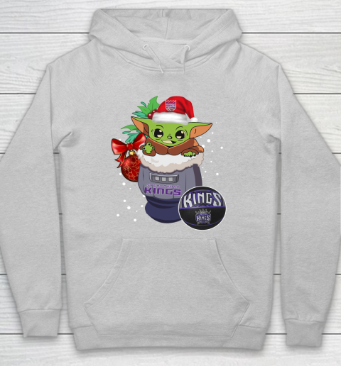 Sacramento Kings Christmas Baby Yoda Star Wars Funny Happy NBA Hoodie 6